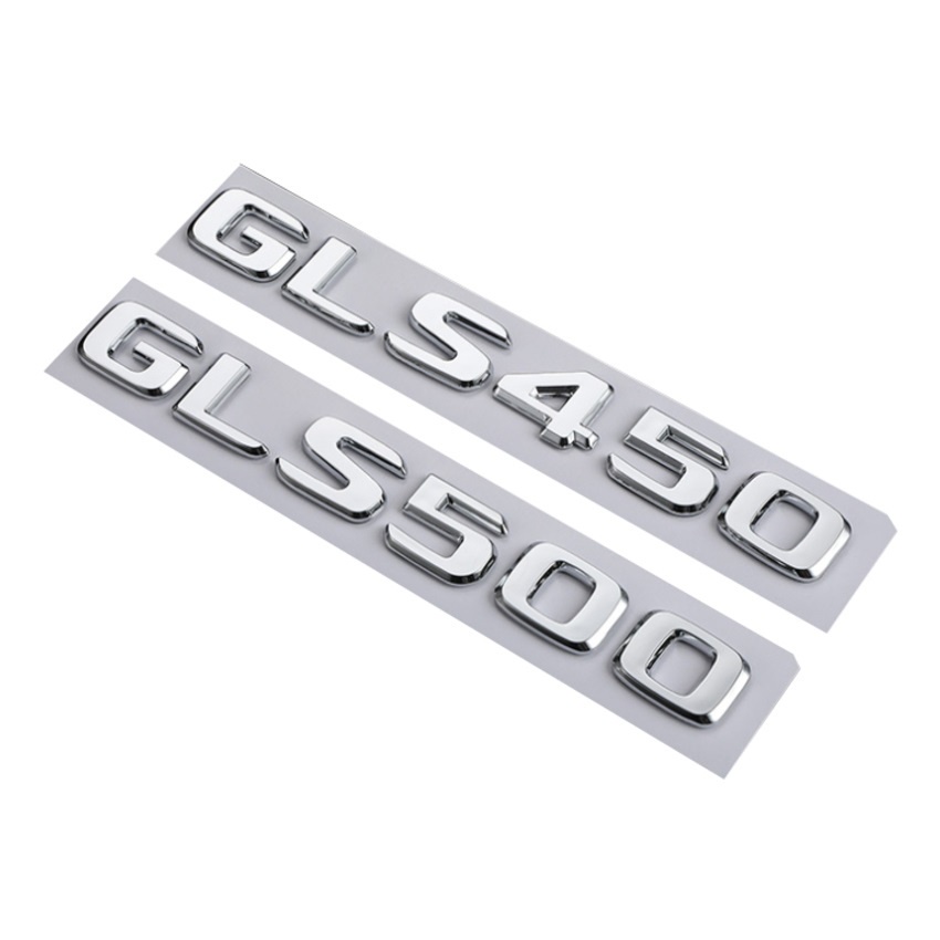 สติกเกอร์รูปลอก GLS450 และ GLS500 สําหรับตกแต่งสติกเกอร์ติดท้ายรถเบนซ์