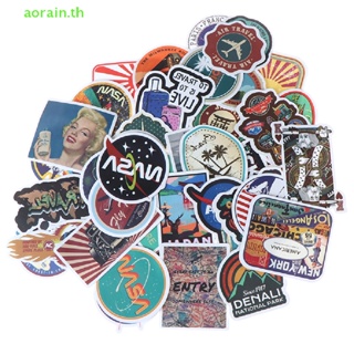 # Aorain.th  # สติกเกอร์ ลายแฟนตาซี สีสดใส สําหรับตกแต่งสมุดภาพ กระเป๋าเดินทาง แล็ปท็อป กีตาร์ 50 ชิ้น