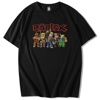 เสื้อยืด พิมพ์ลายตัวละคร ROBLOX สําหรับเด็กผู้ชาย_02