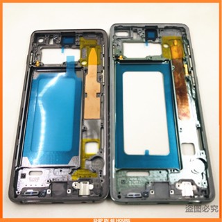 สําหรับ Samsung Galaxy S10 S10 + Plus กรอบกลาง กรอบด้านหน้า กรอบหน้าจอ LCD รองรับ กรอบแชสซี พร้อมปุ่มด้านข้าง อะไหล่ซ่อม