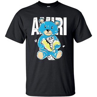 AMIRI Teddy Bear T-shirt graphic printed on Gildan 5000 T-shirt Hot trend 2021_02