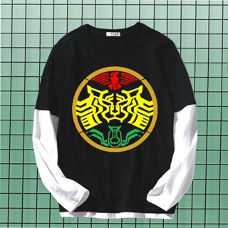 Kamen Rider เสื้อยืด Heisei Kamen Shiwang 20th ครบรอบแขนยาวเสื้อผ้านักเรียนปลอมสองแขนยาว_02