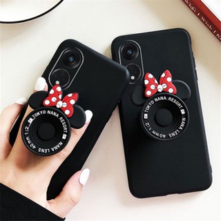 ใหม่ พร้อมส่ง เคสโทรศัพท์มือถือ ซิลิโคนนิ่ม บางมาก ลายการ์ตูนหนู พร้อมที่ตั้งวาง สําหรับ OPPO A98 5G OPPOA98 2023