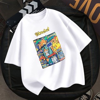 T-shirts For Girls Boys PIKACHU POKEMON Cute Japan style anime Animals Age 1-2 3 4 5 6 7 8 9 10 11 Years Imported G_07