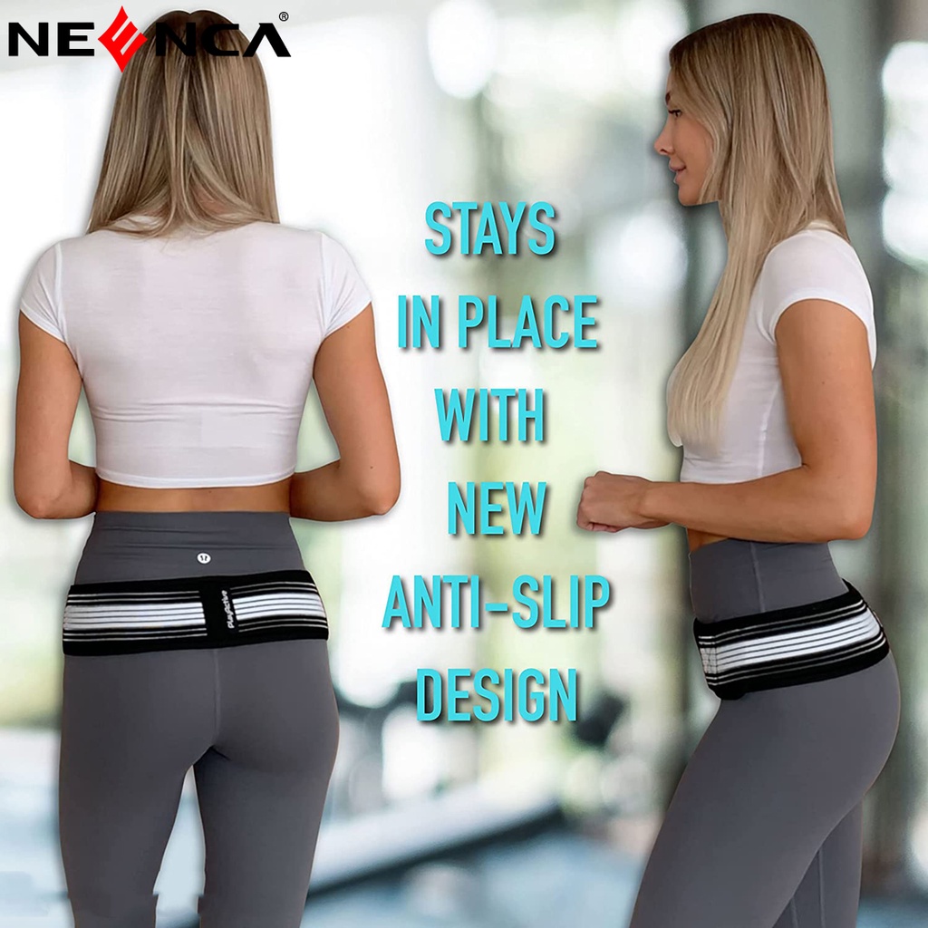 Neenca Sacroiliac SI เข็มขัดพยุงหลัง ข้อต่อสะโพก สําหรับผู้ชาย และผู้หญิง บรรเทาอาการปวดสะโพก กระดูกเชิงกราน เข็มขัดพยุงกระดูกเชิงกราน กระดูกเชิงกราน บรรเทาอาการปวดเอว - รูปที่ 3