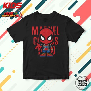 KIDS CUTE MARVEL SPIDERMAN TSHIRT D2 HIGH QUALITY COTTON_08