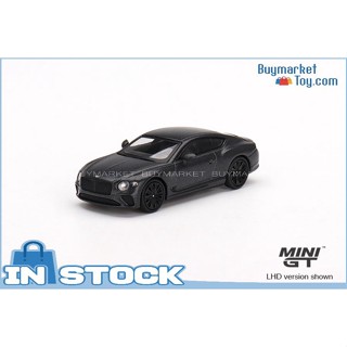 [ของแท้] MINI GT 1/64 #442 Bentley Continental GT ความเร็ว 2022 แอนทราไซต์ซาติน rhD