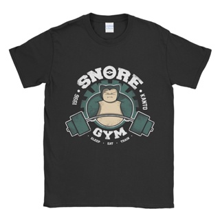 Ioeieb78afdjfd04 เสื้อยืด พิมพ์ลาย Pokemon Snore สไตล์คลาสสิก ไม่ซ้ําใคร สําหรับผู้ชาย