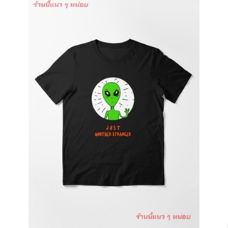 New Just Another Stranger Alien Essential T-Shirt เสื้อยืด ดพิมพ์ลาย ดผ้าเด้ง คอกลม cotton แฟชั่น sale Unisex_02