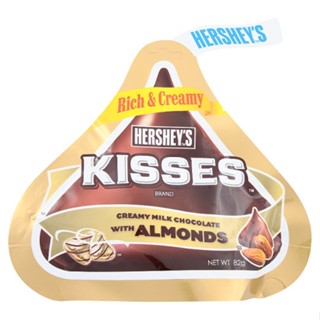 เฮอร์ชีส์เพาช์ MILKCHOCO มิ้ลช็อกโกแลตอัลมอลด์82กIHERSHEYS CREAMALMONDS85G.I