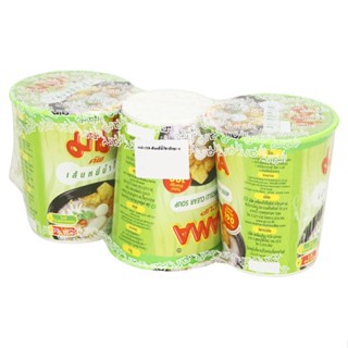 มาม่าคัพเส้นหมี่ CUP น้ำใส 50ก.x3MAMARICE VERMICELLI CLEARSOUP50GPACKX3