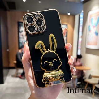 เคสโทรศัพท์มือถือ ลายกระต่าย พร้อมขาตั้ง สําหรับ OPPO A17 A17K A16 A16K A16E A16S A15 A15S A12 A12E A9 A9X A7 A5S A5 A3S A31 A35 F11 Pro