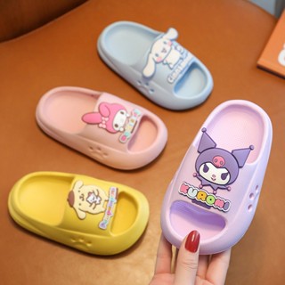 Gs2 Sanrio รองเท้าแตะ EVA พื้นนิ่ม ลายการ์ตูน Kuromi MELODY Cinnamoroll แฟชั่นฤดูร้อน สําหรับเด็ก SG2