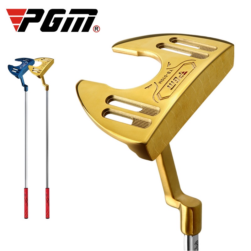 Pgm ไม้กอล์ฟ CNC สีทอง สีฟ้า พร้อมเพลาสเตนเลส ขนาดใหญ่ 15 นิ้ว