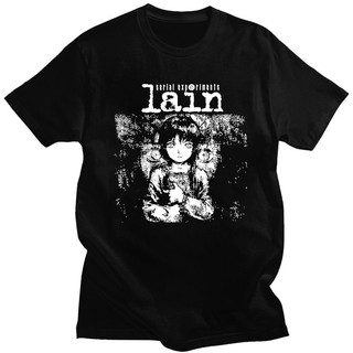 ขายดี เสื้อยืดลําลอง แขนสั้น พิมพ์ลาย Serial Experiments Lain โอเวอร์ไซซ์ ใส่สบาย คุณภาพสูง เหมาะกับฤดูร้อน