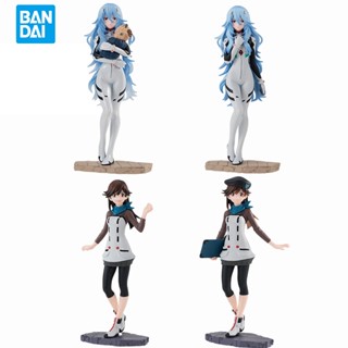 พร้อมส่ง แท้ Bandai โมเดลฟิกเกอร์ EVA อนิเมะ Evangelion Ayanami Rei Suzuhara Sakura Gashapon ของเล่น สําหรับเก็บสะสม