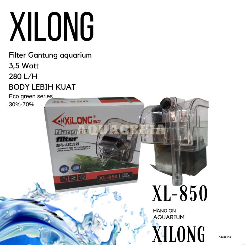 XILONG XL 850 กรองตู้ปลาแบบแขวน Hang On Mini Aquarium ถังกรอง