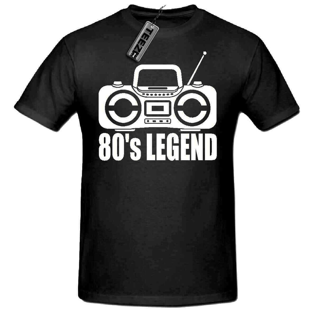 80s Legend Boombox T shirt เสื้อยืด Unisex 80s 80s ชุดแฟนซี