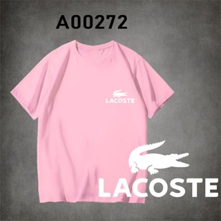   STOK SEDIA A00272 LACOSTE CROCODILE TSHIRT OVERSIZE COOL COTTON TEE BAJU BUAYA GAYA BESAR MERAH JAMBU LELAKI PERE_02