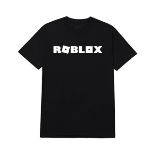 เสื้อยืดแขนสั้น ผ้าฝ้าย พิมพ์ลาย ROBLOX คุณภาพสูง สําหรับผู้ชาย และผู้หญิง 30S_04