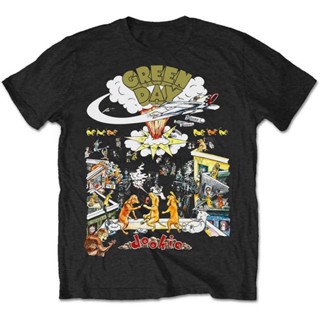 เสื้อยืดผ้าฝ้าย พิมพ์ลาย Green Day Dookie 1994 Tour แฟชั่นสําหรับผู้ชาย