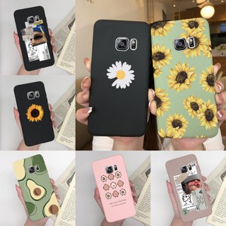 เคสโทรศัพท์มือถือ ซิลิโคนนิ่ม กันกระแทก ลายการ์ตูนอะโวคาโดน่ารัก สําหรับ Samsung galaxy S6 Edge G925 S6 Edge G925