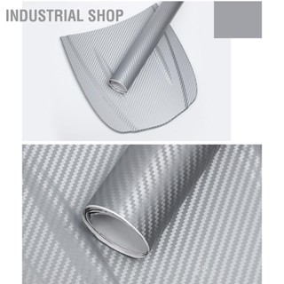 Industrial Shop คาร์บอนไฟเบอร์สไตล์ห่อฟิล์ม 3D หนารถตกแต่งภายนอกป้องกันห่อม้วนสติกเกอร์รูปลอก