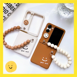 สําหรับ Oppo Find N2 Flip Good Luck เคสแข็ง เนื้อแมตต์ กันกระแทก เคสโทรศัพท์ฝาพับ ด้านหลัง