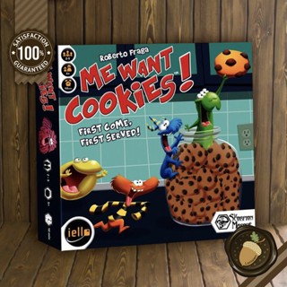 Me Want Cookies! บอร์ดเกมแท้ คู่มือภาษาอังกฤษ