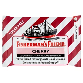 ฟิชเชอแมนลูกอมแก้เจ็บคอ FRIEND เชอร์รี่ 25ก.FISHERMANSCHERRY 25 G.