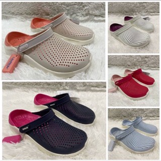 Crocs Clog รองเท้าแตะ มีสายรัดส้น ใส่ได้ทุกเพศ มีสินค้าพร้อมส่ง