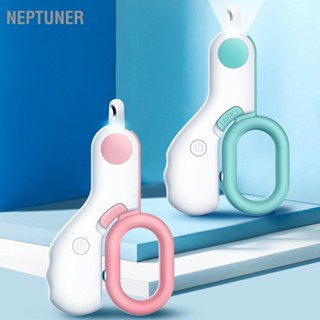  NEPTUNER กรรไกรตัดเล็บแมวขนาดเล็กไฟ LED กรรไกรตัดเล็บสัตว์เลี้ยง Cat Claw Care Kit พร้อมแฟ้มสำหรับแมวลูกสุนัขลูกแมวกระต่าย