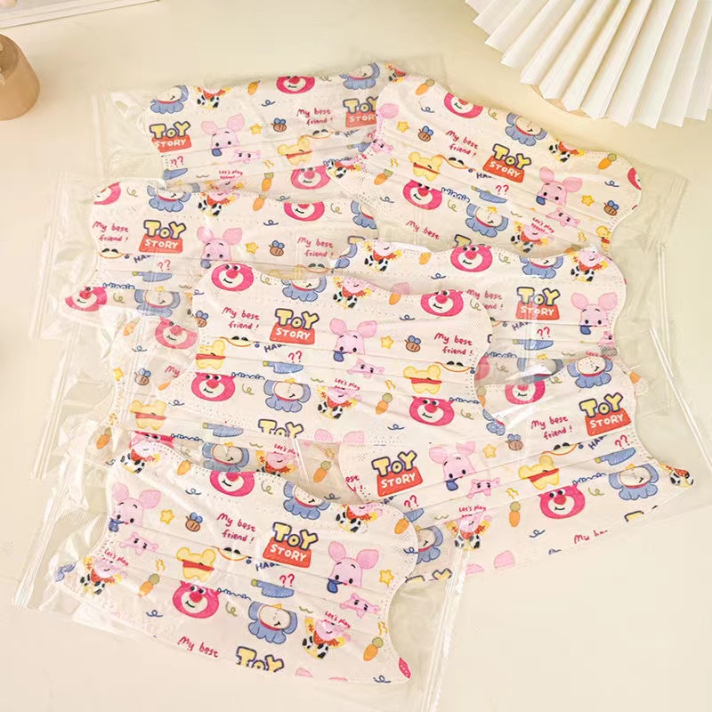 หน้ากาก V-mask รูปผีเสื้อ ส่งในราคาถูกที่สุดในประเทศไทย มีให้เลือกมากกว่า 10 แบบ ซีลแยก 1:1 สําหรับผู้ใหญ่ (10/50 ชิ้น)