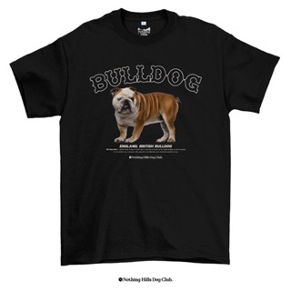 เสื้อยืดลาย BULLDOG  (อิงลิช บลูด็อก ) Classic Cotton Unisex by 【Nothing Hills】_02