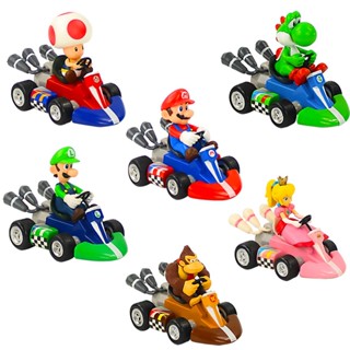 ตุ๊กตาฟิกเกอร์ Nintendo Switch mario mario Racing 8 Pullback Car Kart Super mario mario mario mario Yoshi Louis Ki Cooper ของเล่นสําหรับเด็ก