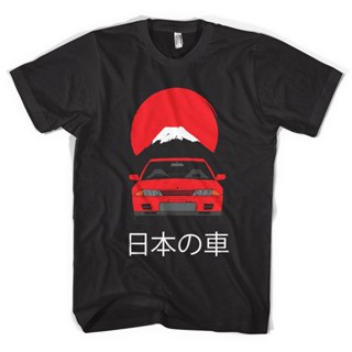 เสื้อยืดพิมพ์ลายแฟชั่น Lint9 เสื้อยืดแขนสั้น พิมพ์ลายรถยนต์ Fuji R Gtr Nissan Skyline Cars Drift Race Import Jdm R _02