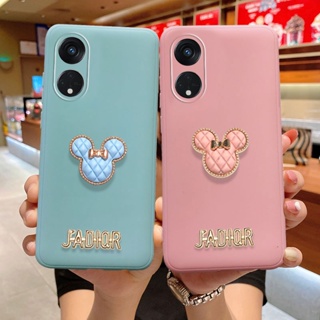 เคส OPPO Reno8 T 5G 4G 2023ซิลิโคน แบบนิ่ม ลายมิกกี้ เมาส์ หรูหรา สีสันสดใส สําหรับ  เคสโทรศัพท์ OPPO Reno 8T 5G