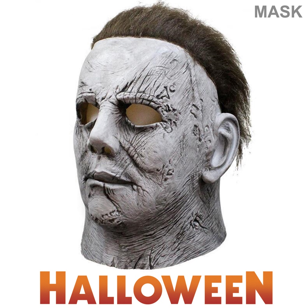 Mask หน้ากาก Halloween วันฮาโลวีน บทโหดอมตะ Michael Myers ไมเคิล ไมเยอส์ ตำนานสุดโหด สุดฮา Party Fancy Cosplay Cartoon