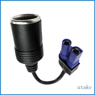 Utakee อะแดปเตอร์พาวเวอร์ EC5 ตัวเมีย เป็นซ็อกเก็ต 12V สําหรับจั้มสตาร์ทรถยนต์ฉุกเฉิน