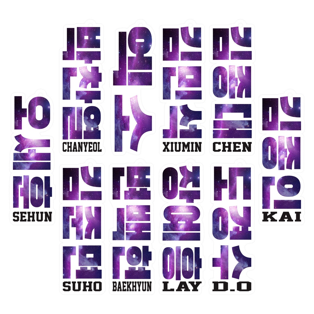 KPOP BOYBAND EXO EXOL ACRYLIC KEYCHAIN