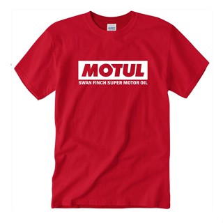 MOTUL MOTOR OIL T SHIRT COTTON 100% SIZE M -3XL เสื้อยืด คอกลม โมตุล น้ำมันเครื่อง รถซิ่ง