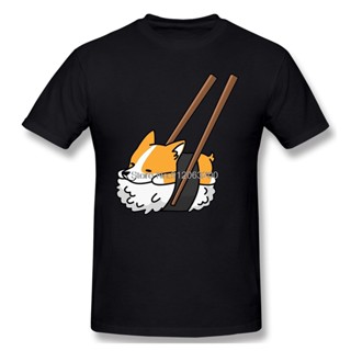 Sushi Corgi Kwaii Dog Humor Foods  New Arrival TShirt Corgi Sushi Funny Dog Nice Gift Oversize  Shirt For Men T-Shi_04