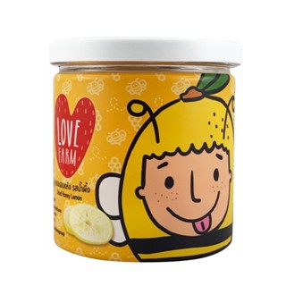 เลิฟฟาร์มเลมอนอบแห้งรสน้ำผึ้ง LOVE 120 กรัมFARM DRIED HONEYLEMON120G.