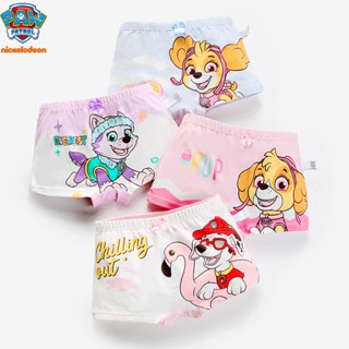 Paw Patrol ชุดชั้นใน กางเกงบ็อกเซอร์ขาสั้น ผ้าฝ้าย ต้านเชื้อแบคทีเรีย ลายการ์ตูน สําหรับเด็กผู้ชาย และเด็กผู้หญิง