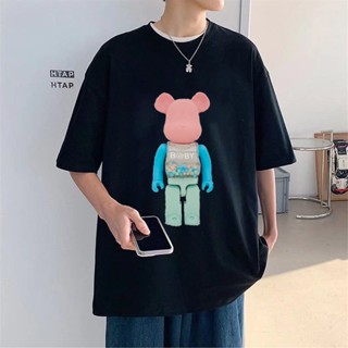 Bearbrick Unisex Wide Sleeve T-shirt, Unisex T-shirt - BEAR02_01