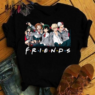 Vintage T-Shirts O-Neck Short Sleeve T-shirt 2020 New Woman T Shirt Tees My Hero Academia Anime Summer Womens T-sh_04