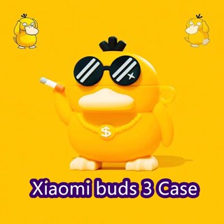 【ลดราคา】เคสหูฟัง แบบนิ่ม ลายการ์ตูน สีพื้น สําหรับ Xiaomi Buds 3