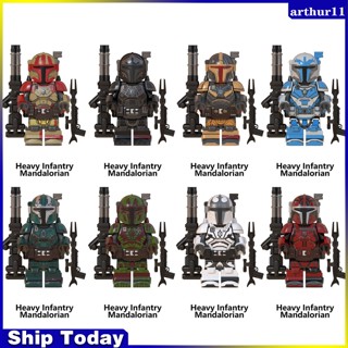 Arthur พร้อมส่ง บล็อกตัวต่อฟิกเกอร์ Wm6094 Heavy Infantry Mandalorian Star Wars ของเล่นสําหรับเด็ก