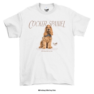 เสื้อยืดลาย Cocker Spaniel (ค็อกเกอร์ สแปเนียล ) Classic Cotton Unisex by 【Nothing Hills】_02