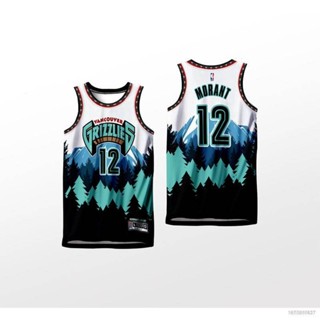 เสื้อกีฬาบาสเก็ตบอลลําลอง ลาย NP2 NBA Jersey VANCOUVER GRIZZLIES JA MORANT HG CONCEPT Jersey พลัสไซซ์ สําหรับผู้ชาย และผู้หญิง PN2